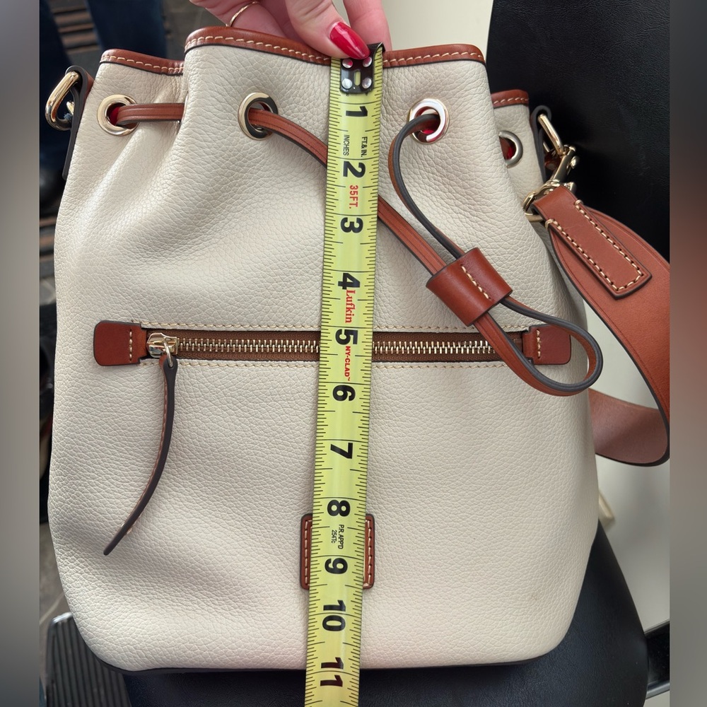Dooney & Bourke Pebble Grain Drawstring Bucket Bag / Purse - Picture 9 of 14